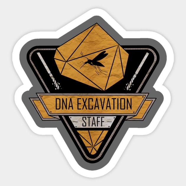 D.N.A. staff Sticker by KanaHyde